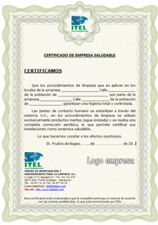 Elementos de un certificado de calidad